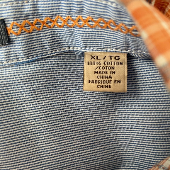 Tommy Bahama Multi Color Cotton Men’s Shirt EUC Size XL/TG - Picture 7 of 9